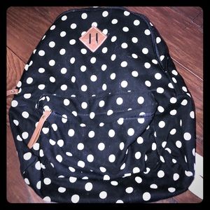 Polka dot backpack